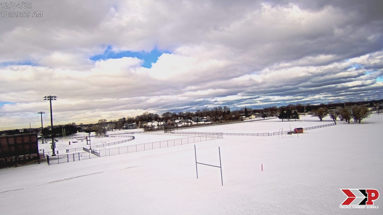 Thumbnail for current weather camera view from Portage Township Schools in Portage, Indiana