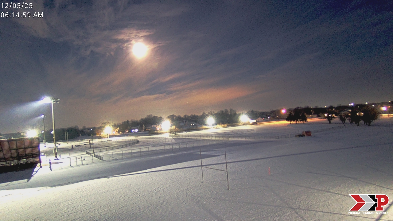 Thumbnail for current weather camera view from Portage Township Schools in Portage, Indiana