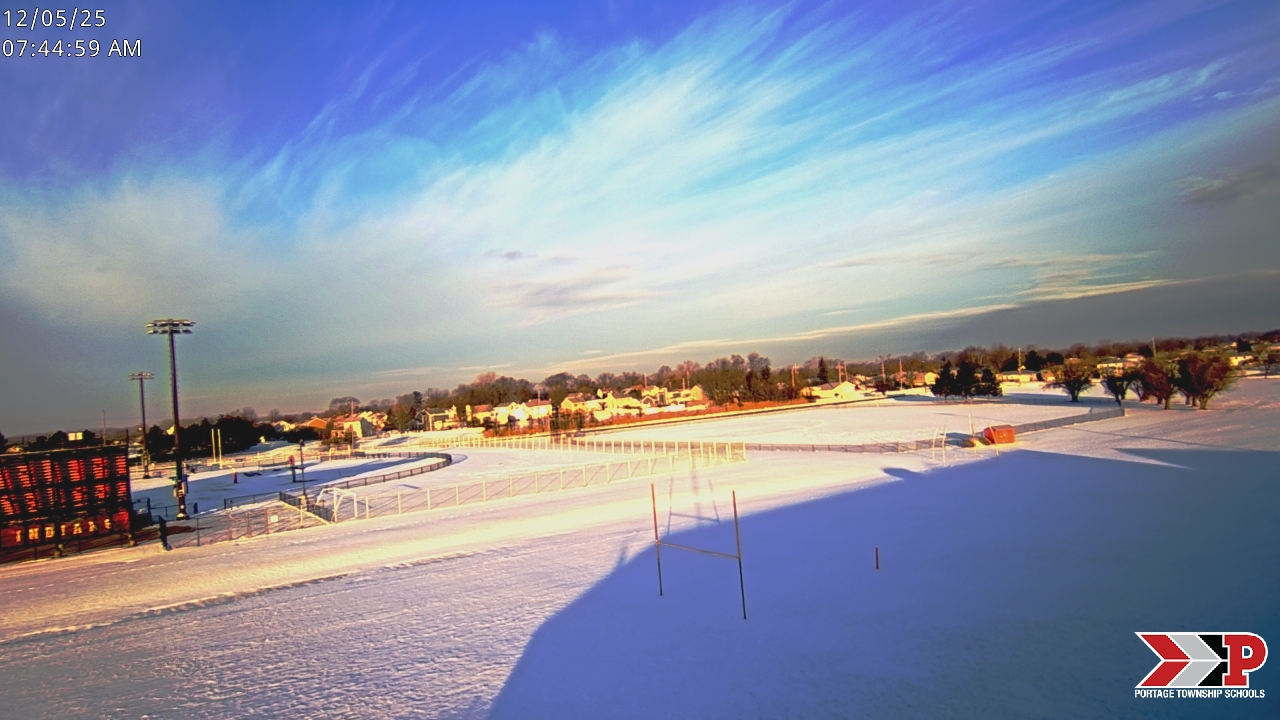 Thumbnail for current weather camera view from Portage Township Schools in Portage, Indiana