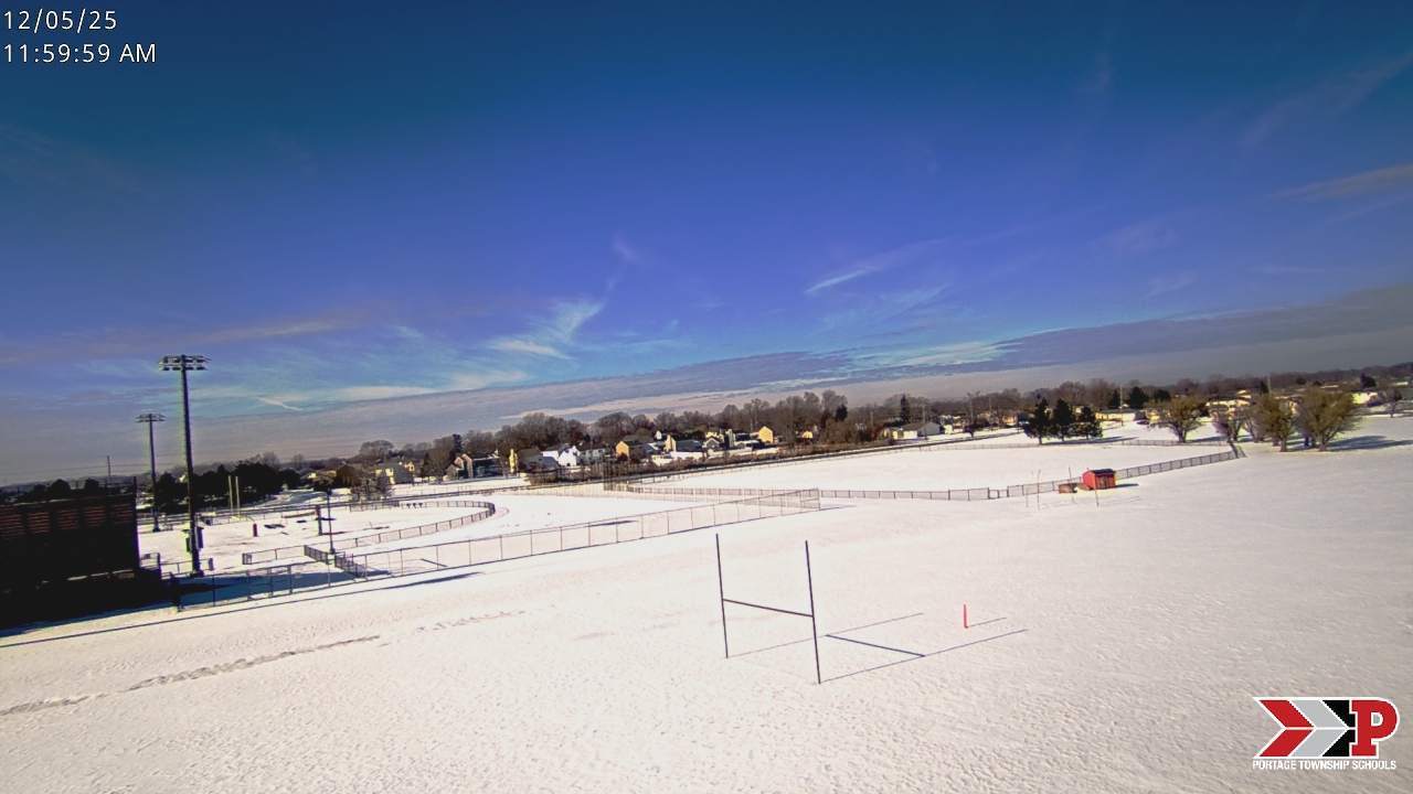 Thumbnail for current weather camera view from Portage Township Schools in Portage, Indiana