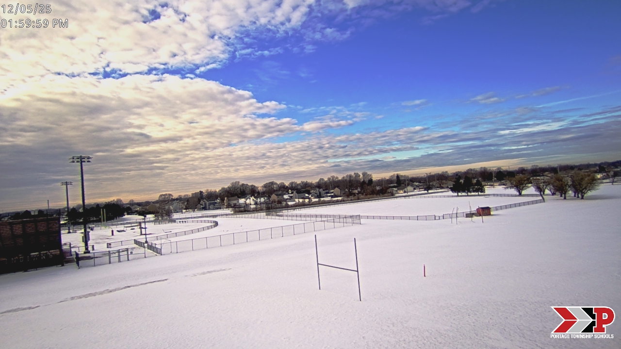 Thumbnail for current weather camera view from Portage Township Schools in Portage, Indiana