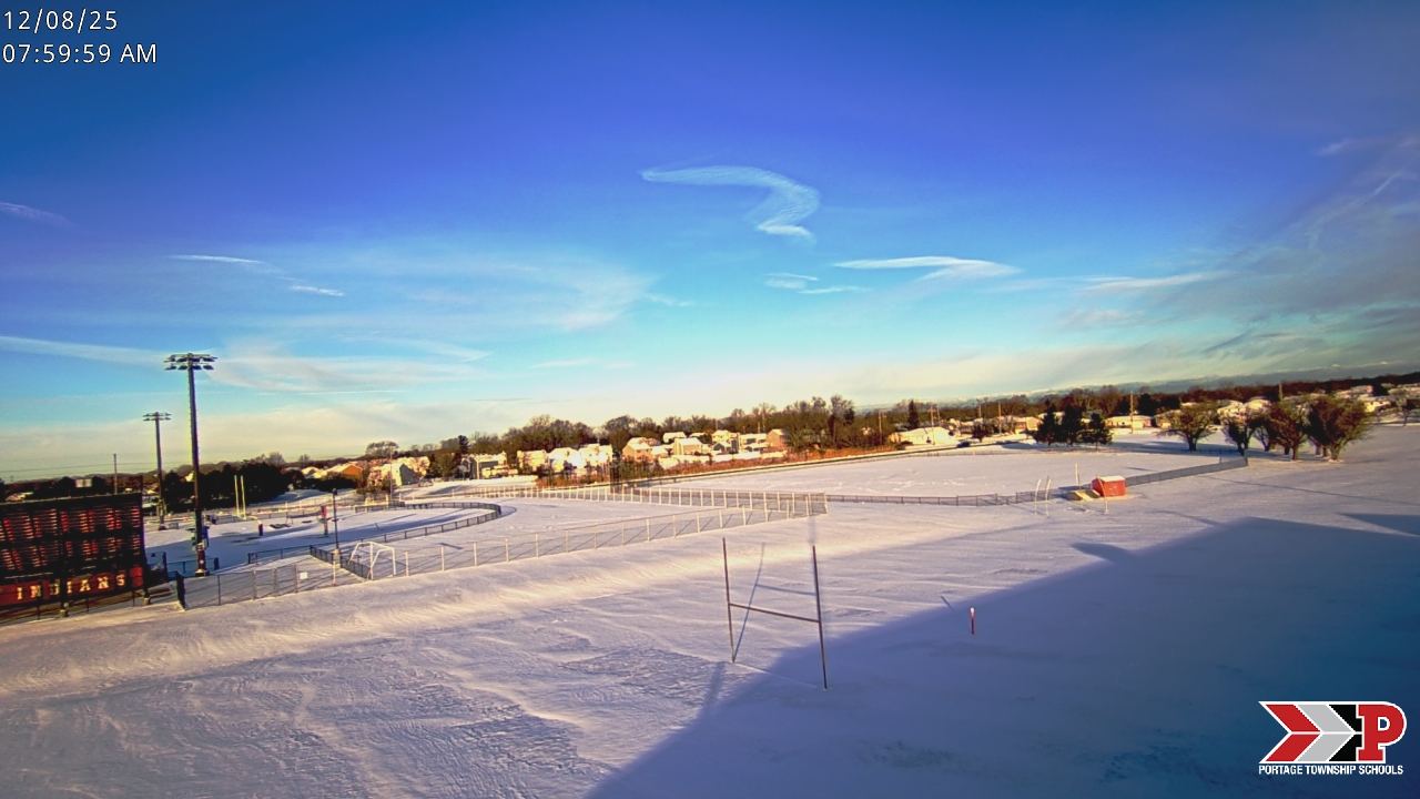 Thumbnail for current weather camera view from Portage Township Schools in Portage, Indiana