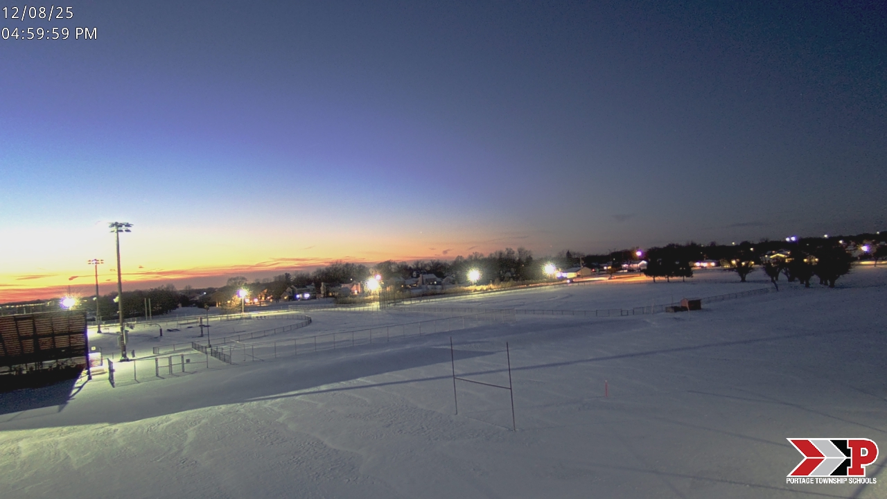 Thumbnail for current weather camera view from Portage Township Schools in Portage, Indiana