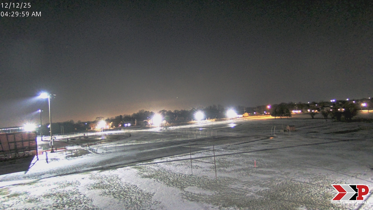Thumbnail for current weather camera view from Portage Township Schools in Portage, Indiana