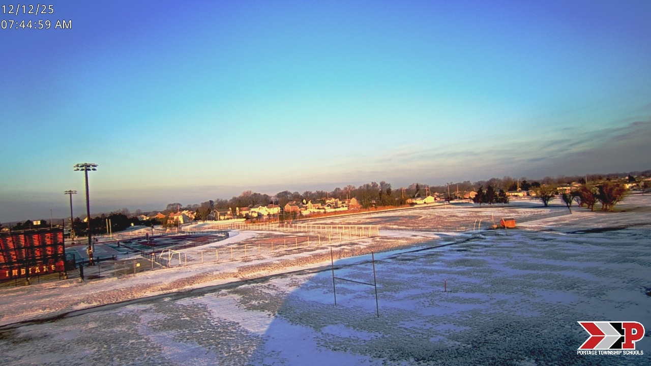 Thumbnail for current weather camera view from Portage Township Schools in Portage, Indiana