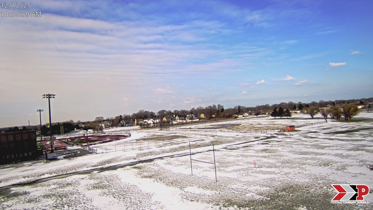 Thumbnail for current weather camera view from Portage Township Schools in Portage, Indiana