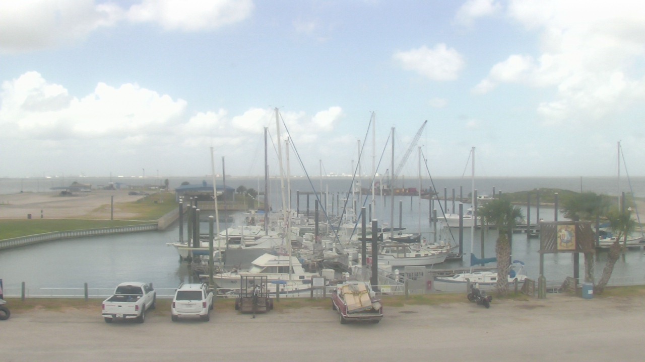 Thumbnail for current weather camera view from Nautical Landings Marina in Port Lavaca, Texas