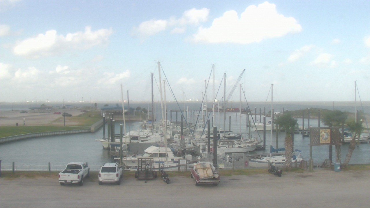Thumbnail for current weather camera view from Nautical Landings Marina in Port Lavaca, Texas