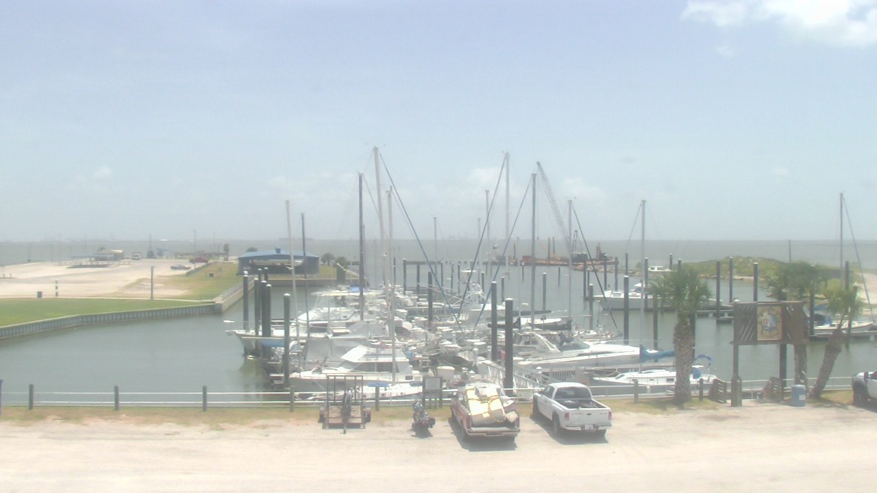 Thumbnail for current weather camera view from Nautical Landings Marina in Port Lavaca, Texas