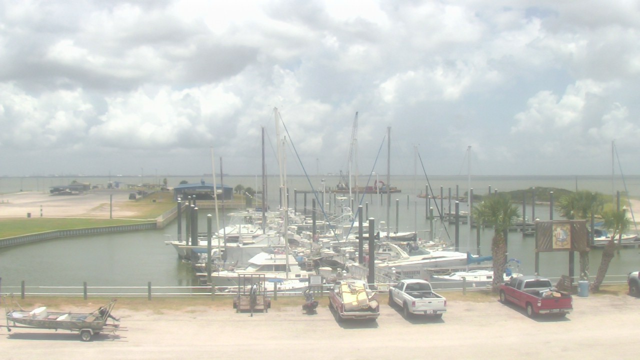 Thumbnail for current weather camera view from Nautical Landings Marina in Port Lavaca, Texas