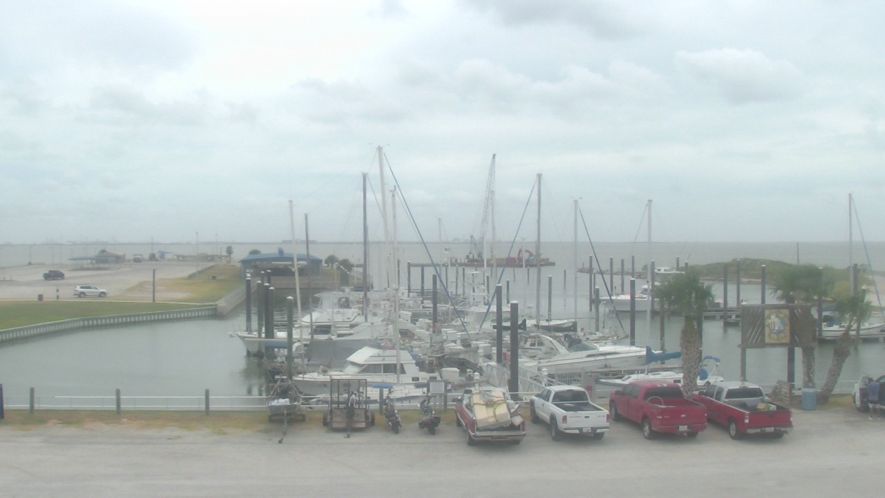 Thumbnail for current weather camera view from Nautical Landings Marina in Port Lavaca, Texas