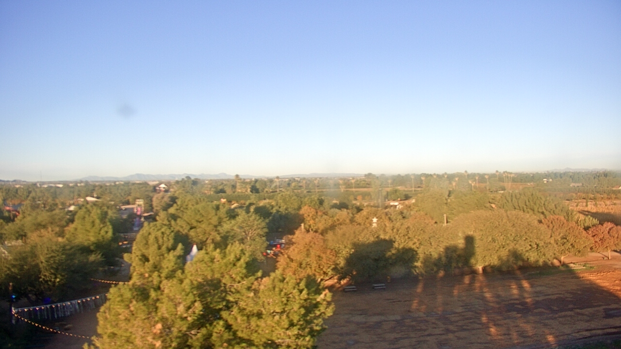 Thumbnail for current weather camera view from Schnepf Farms in Queen Creek, Arizona