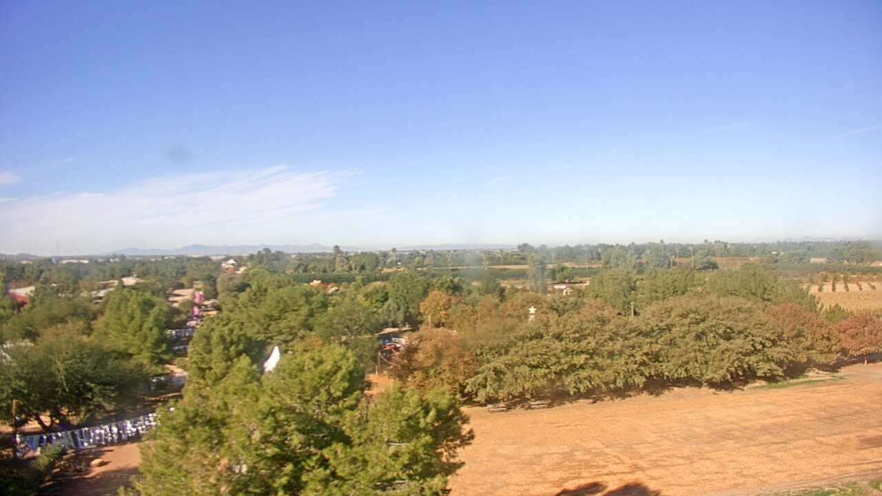 Thumbnail for current weather camera view from Schnepf Farms in Queen Creek, Arizona