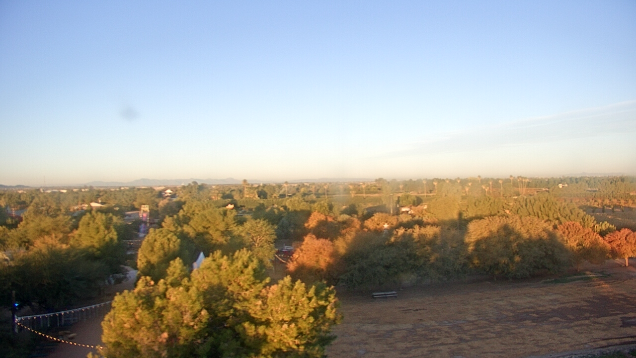 Thumbnail for current weather camera view from Schnepf Farms in Queen Creek, Arizona