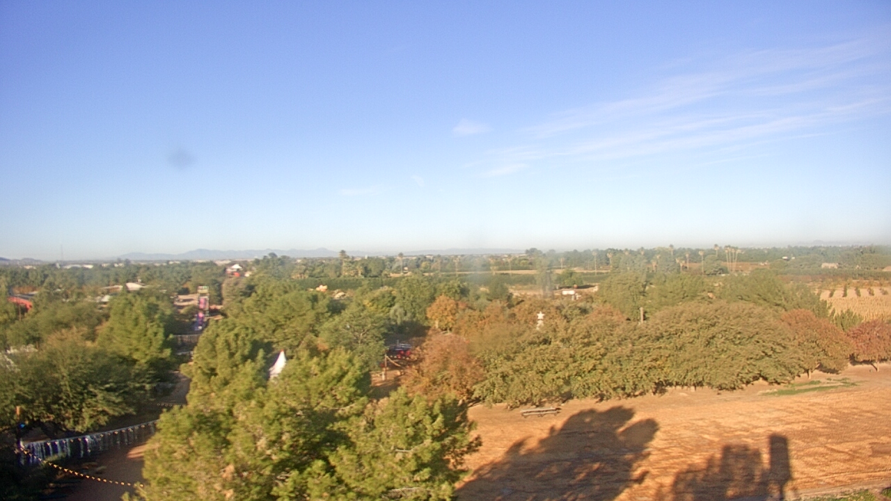 Thumbnail for current weather camera view from Schnepf Farms in Queen Creek, Arizona