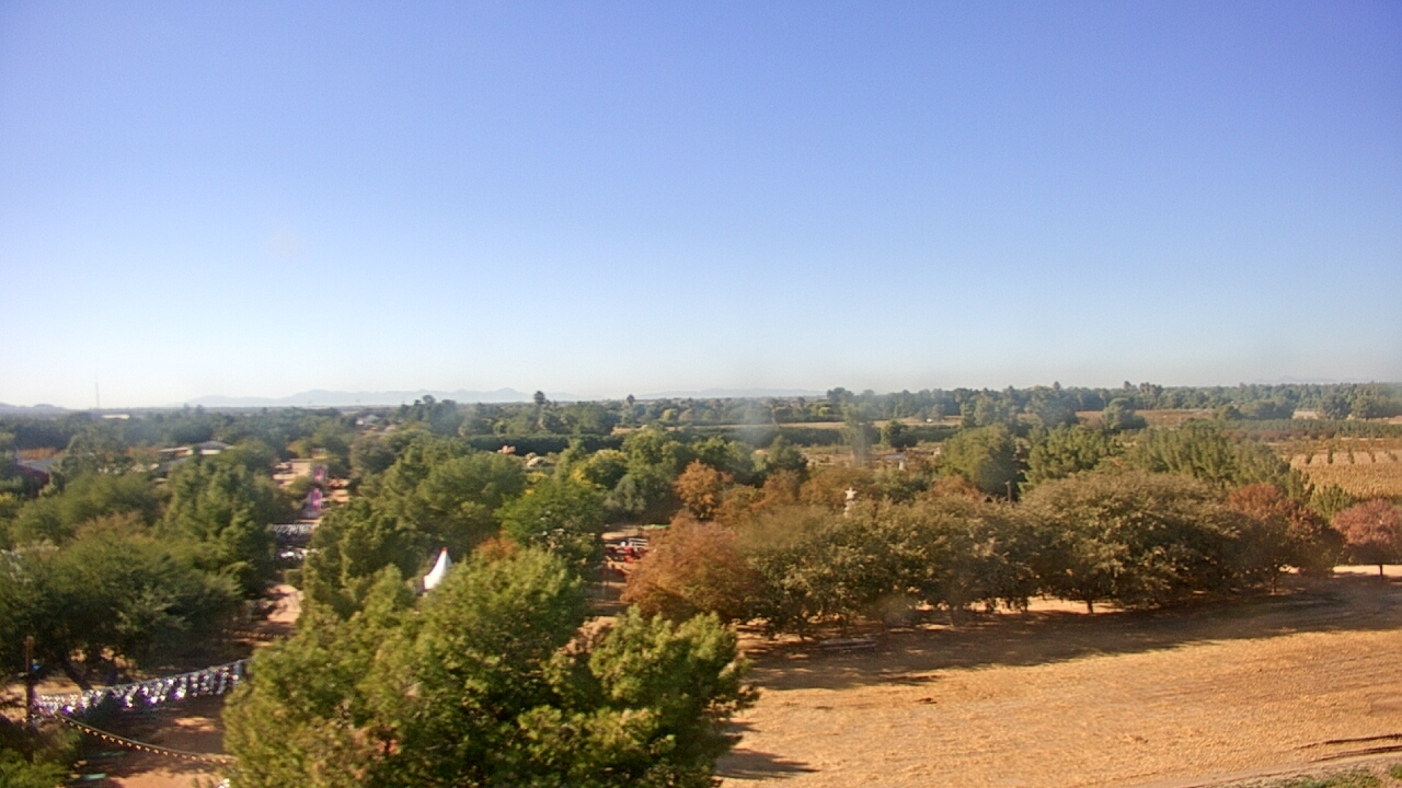 Thumbnail for current weather camera view from Schnepf Farms in Queen Creek, Arizona