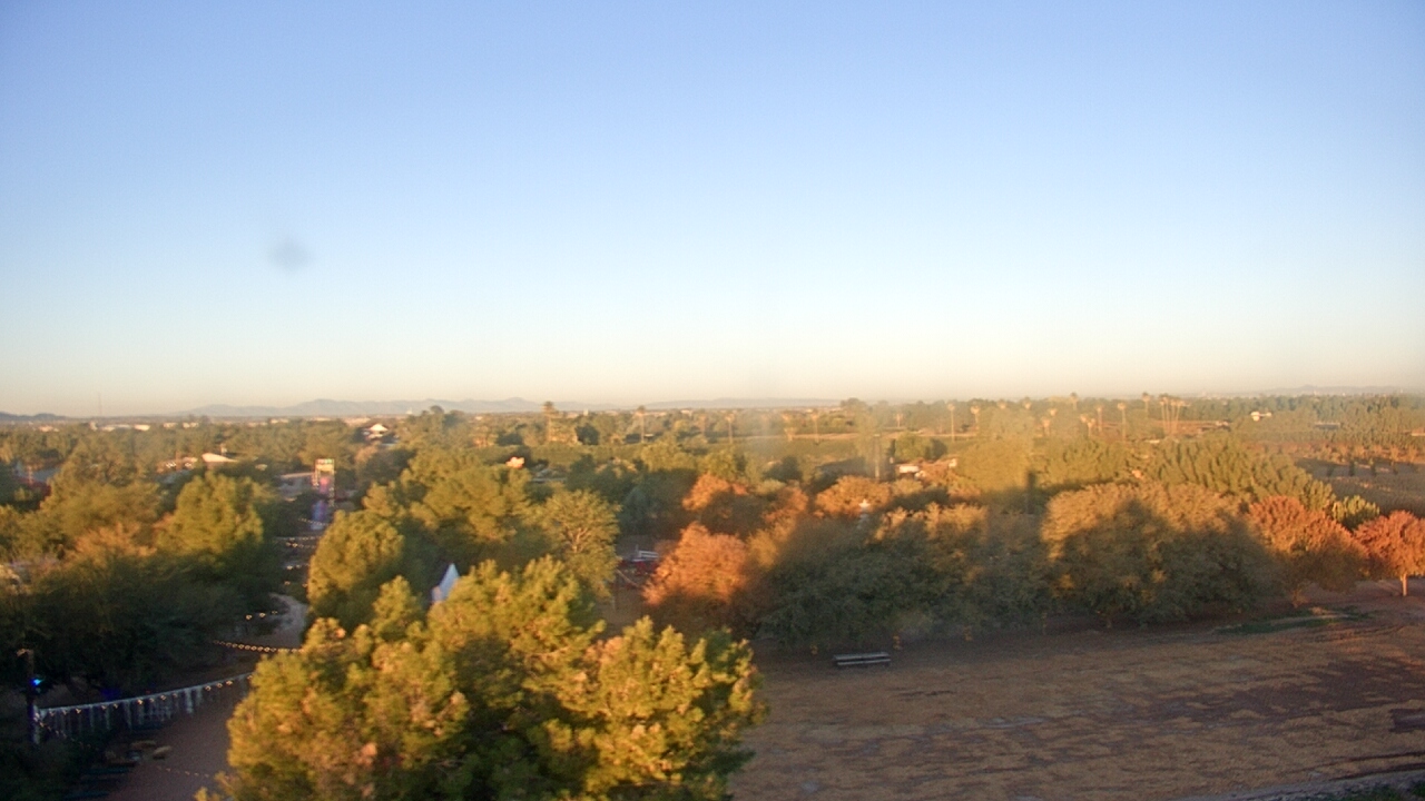 Thumbnail for current weather camera view from Schnepf Farms in Queen Creek, Arizona