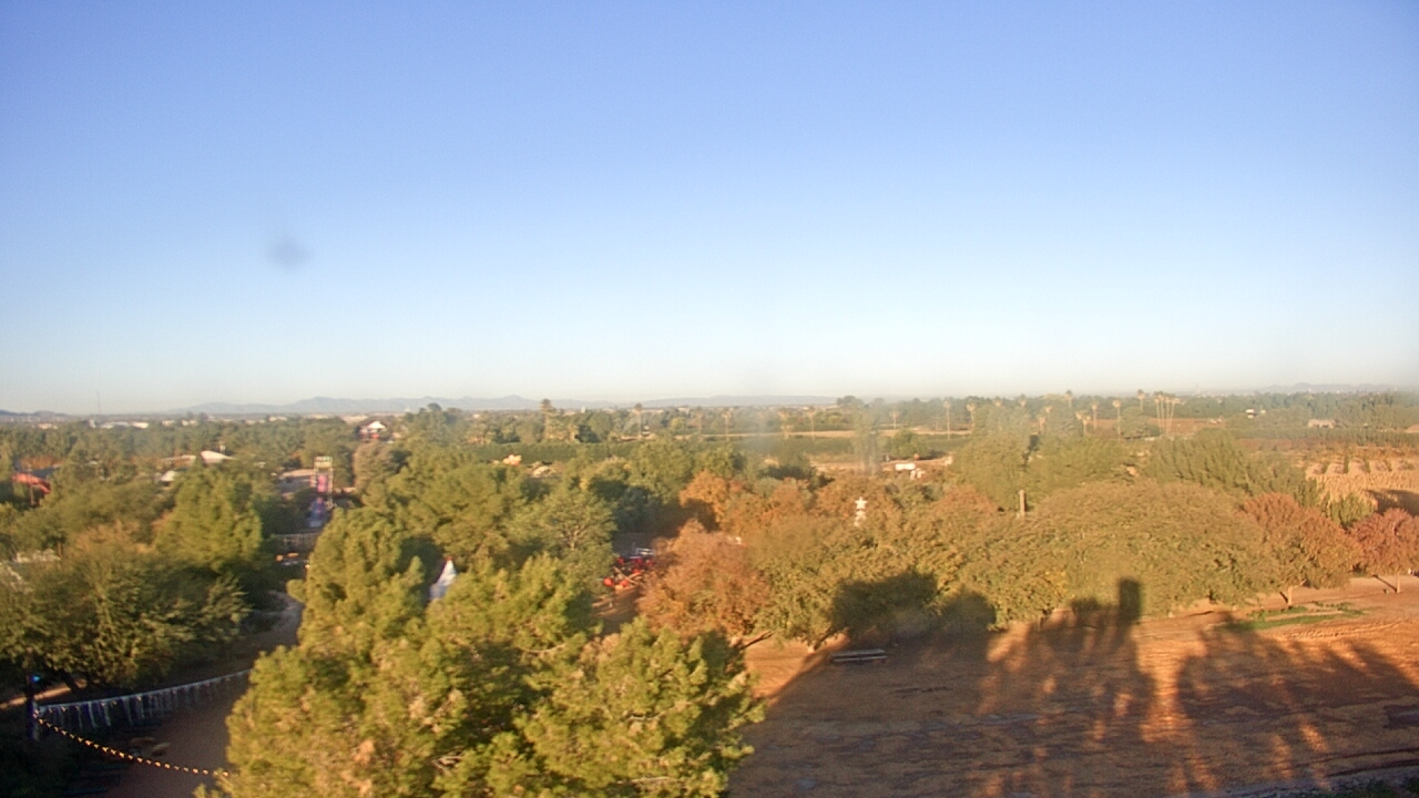 Thumbnail for current weather camera view from Schnepf Farms in Queen Creek, Arizona