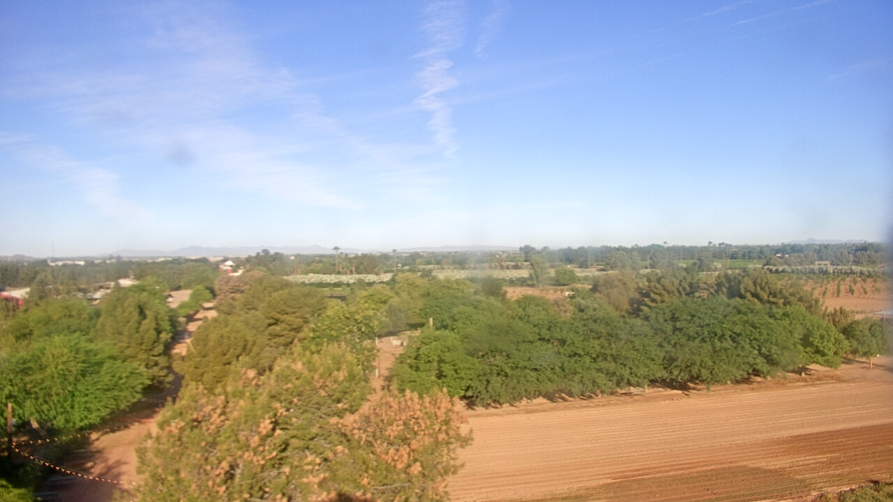 Thumbnail for current weather camera view from Schnepf Farms in Queen Creek, Arizona