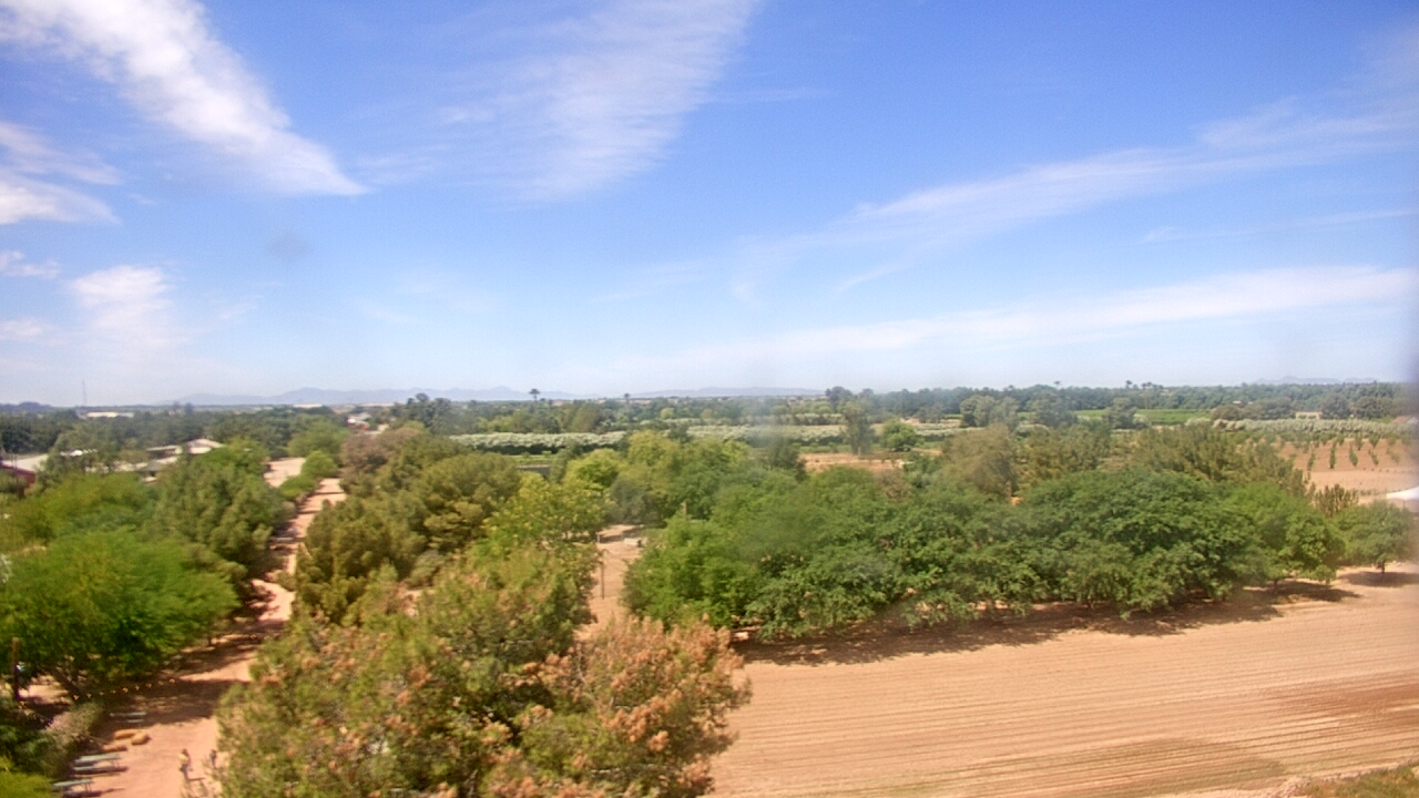 Thumbnail for current weather camera view from Schnepf Farms in Queen Creek, Arizona