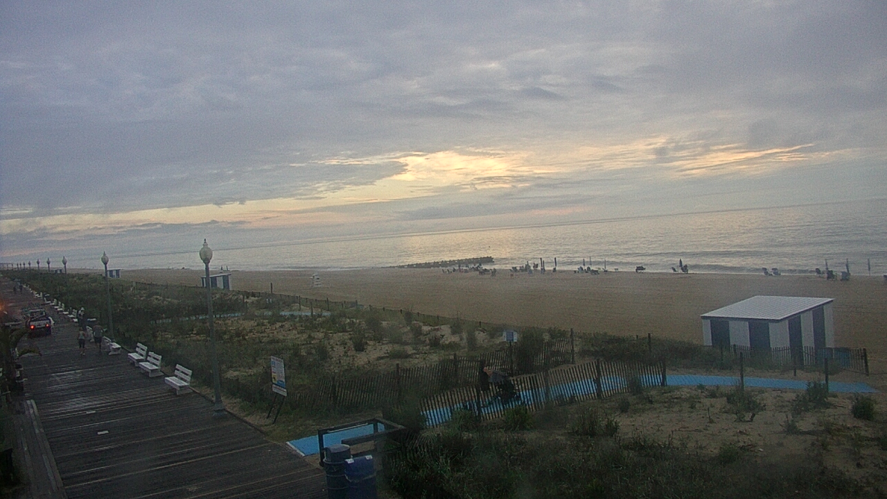 Thumbnail for current weather camera view from Boardwalk Plaza Hotel in Rehoboth Beach, Delaware
