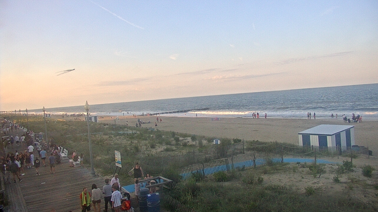 Thumbnail for current weather camera view from Boardwalk Plaza Hotel in Rehoboth Beach, Delaware