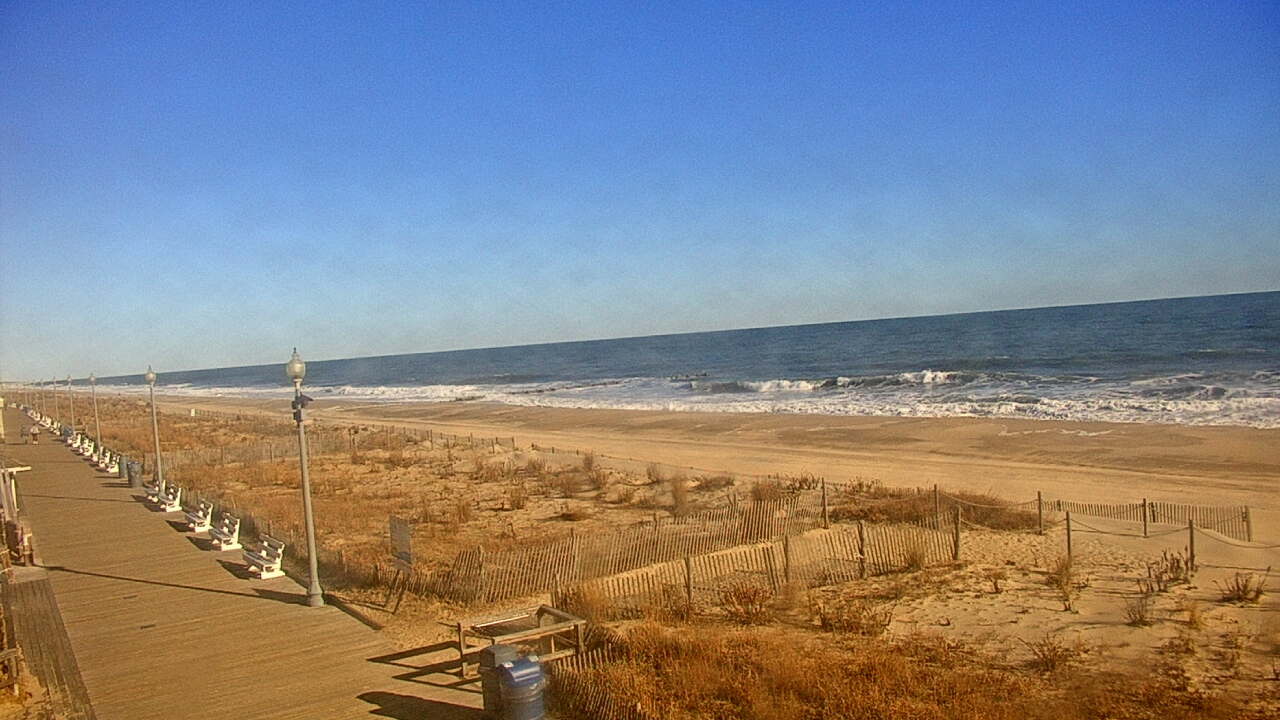 Thumbnail for current weather camera view from Boardwalk Plaza Hotel in Rehoboth Beach, Delaware