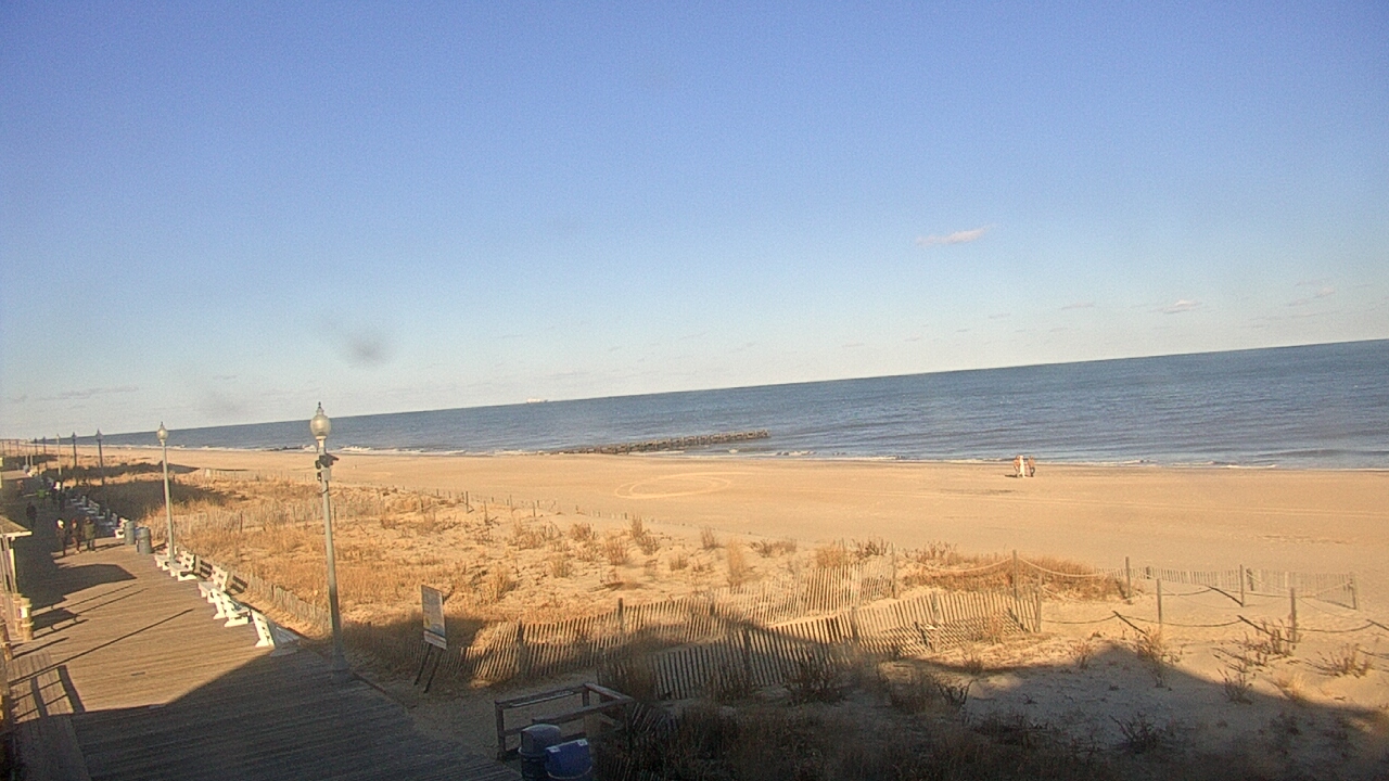 Thumbnail for current weather camera view from Boardwalk Plaza Hotel in Rehoboth Beach, Delaware