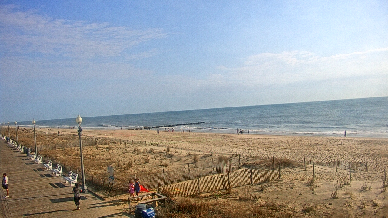 Thumbnail for current weather camera view from Boardwalk Plaza Hotel in Rehoboth Beach, Delaware