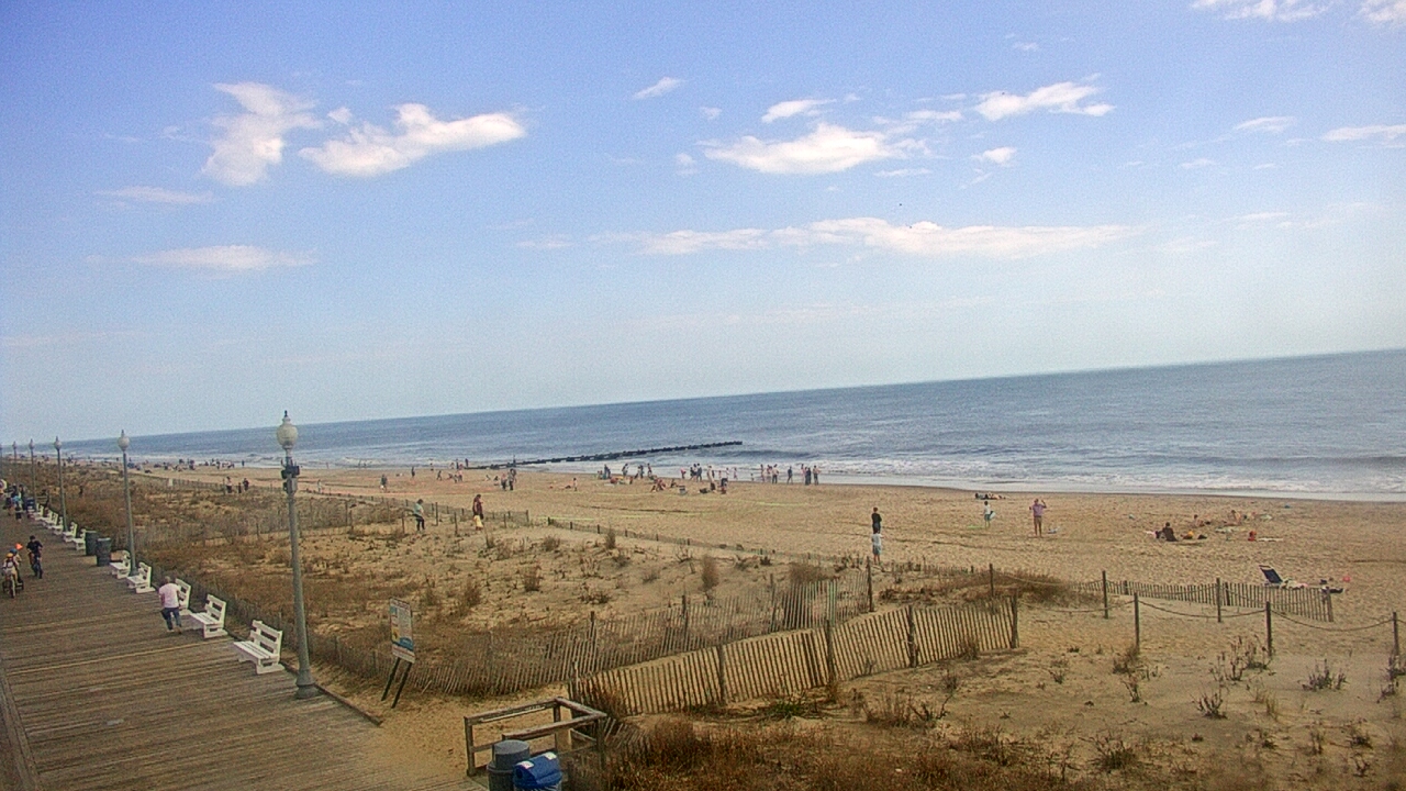 Thumbnail for current weather camera view from Boardwalk Plaza Hotel in Rehoboth Beach, Delaware