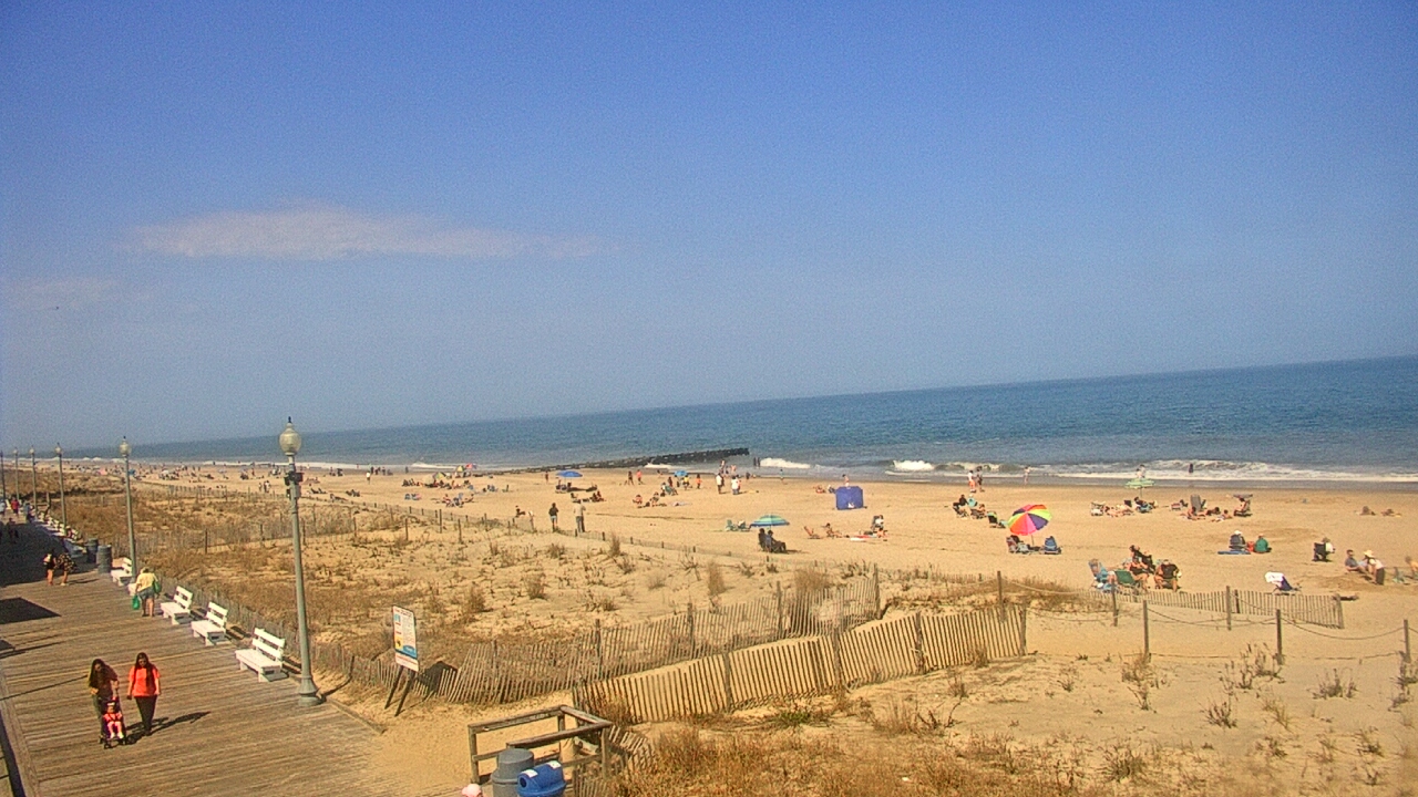 Thumbnail for current weather camera view from Boardwalk Plaza Hotel in Rehoboth Beach, Delaware