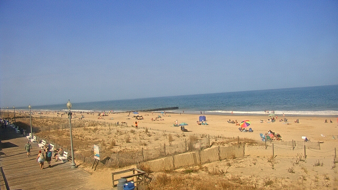 Thumbnail for current weather camera view from Boardwalk Plaza Hotel in Rehoboth Beach, Delaware