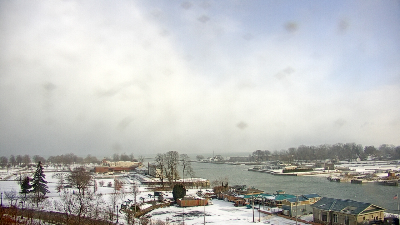 Thumbnail for current weather camera view from Charlotte-Genesee Lighthouse in Rochester, New York