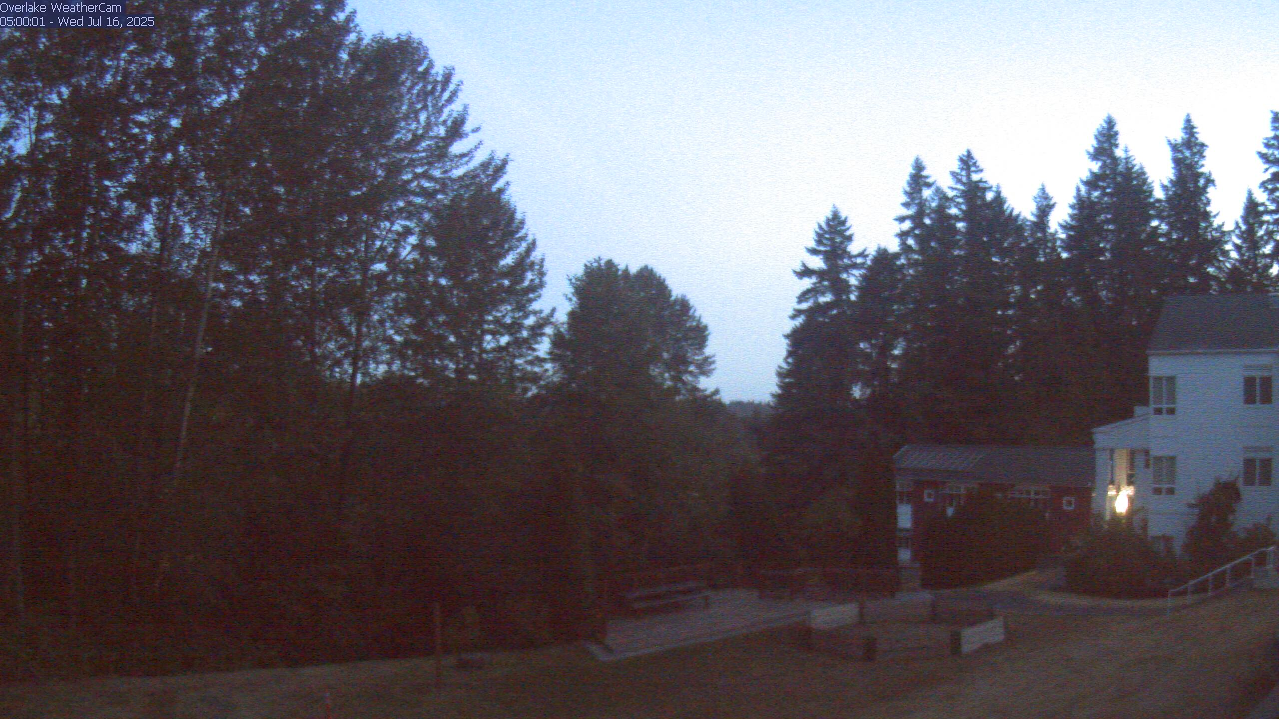 Thumbnail for current weather camera view from The Overlake School in Redmond, Washington