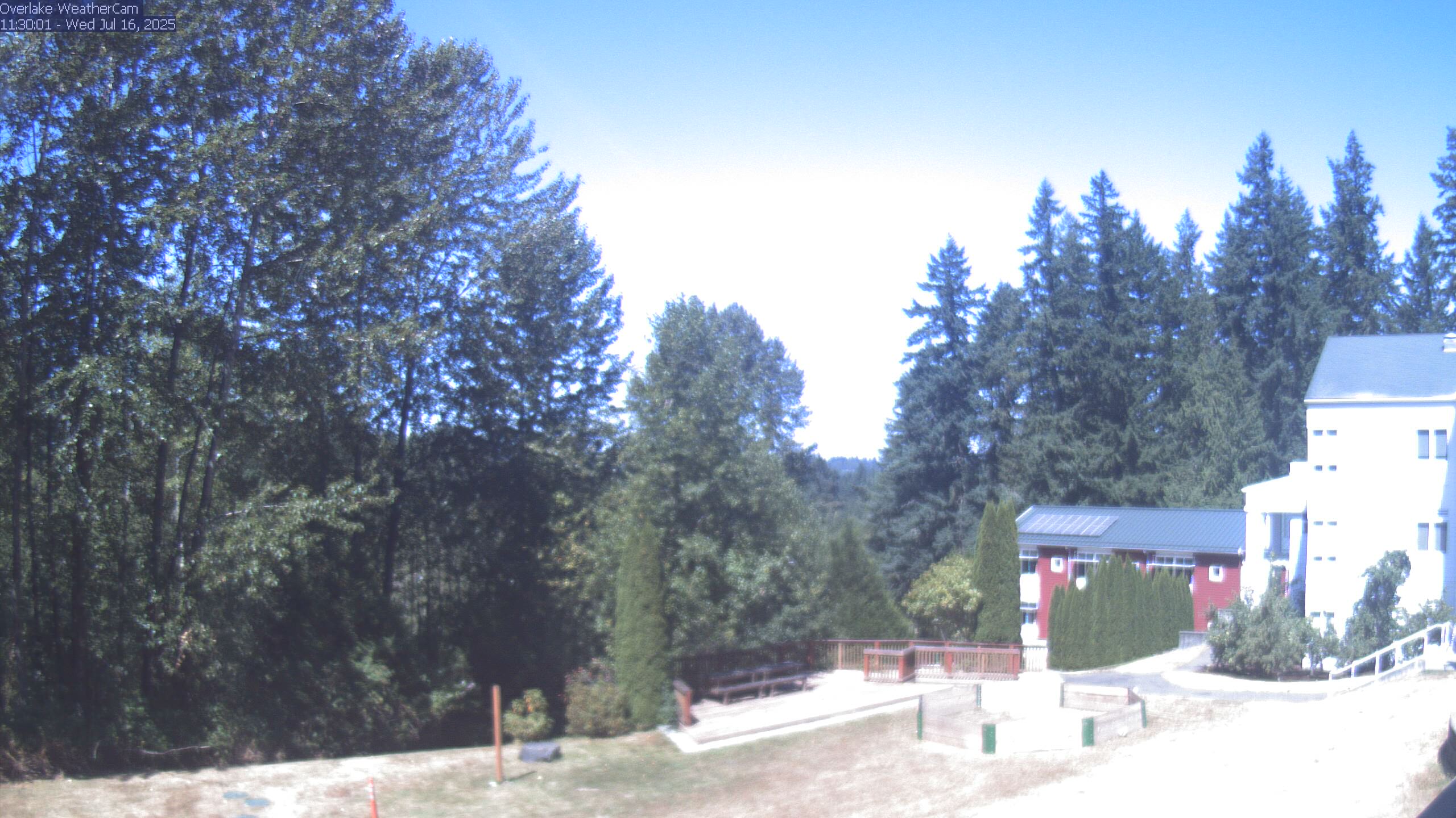 Thumbnail for current weather camera view from The Overlake School in Redmond, Washington