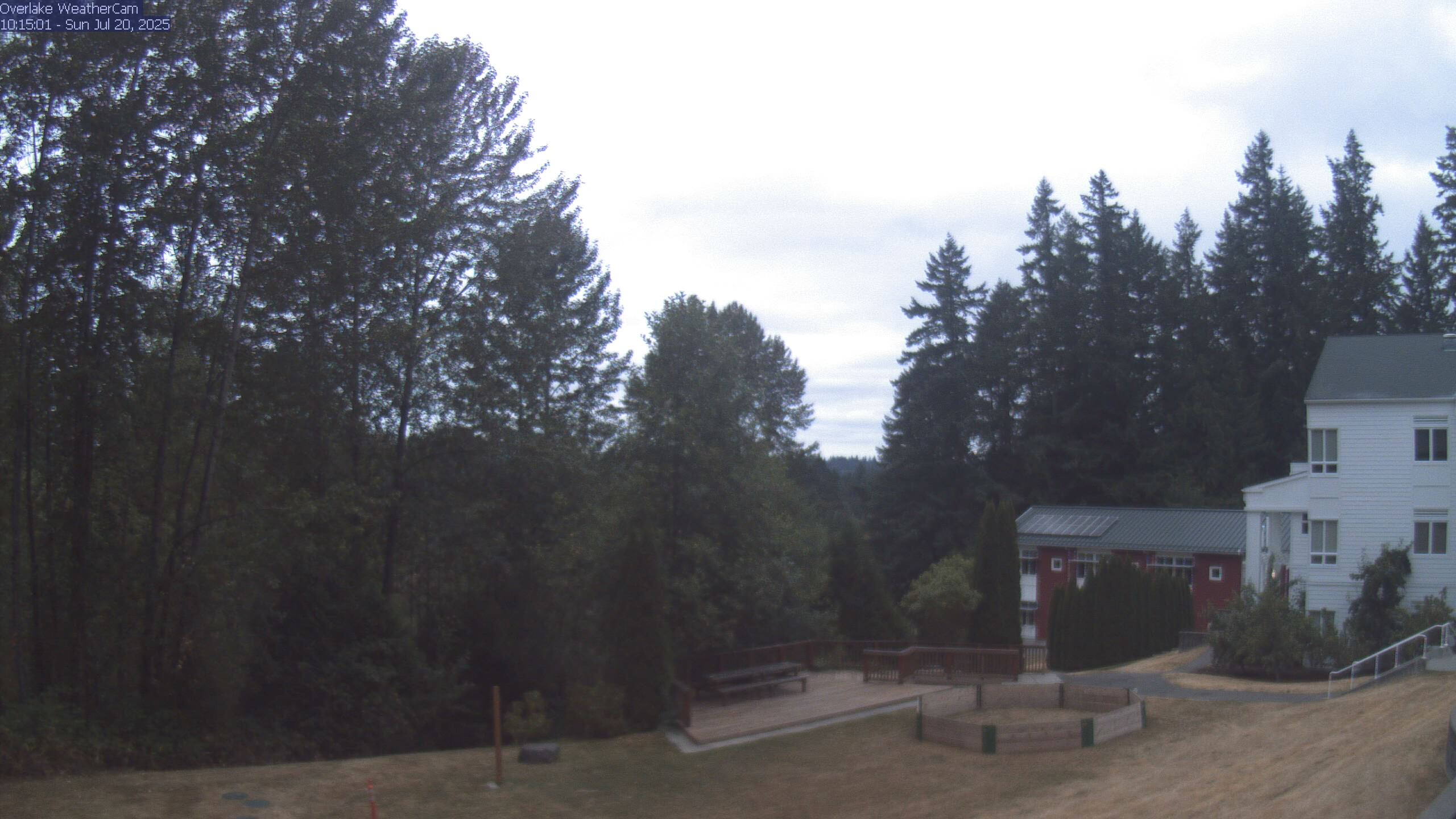 Thumbnail for current weather camera view from The Overlake School in Redmond, Washington