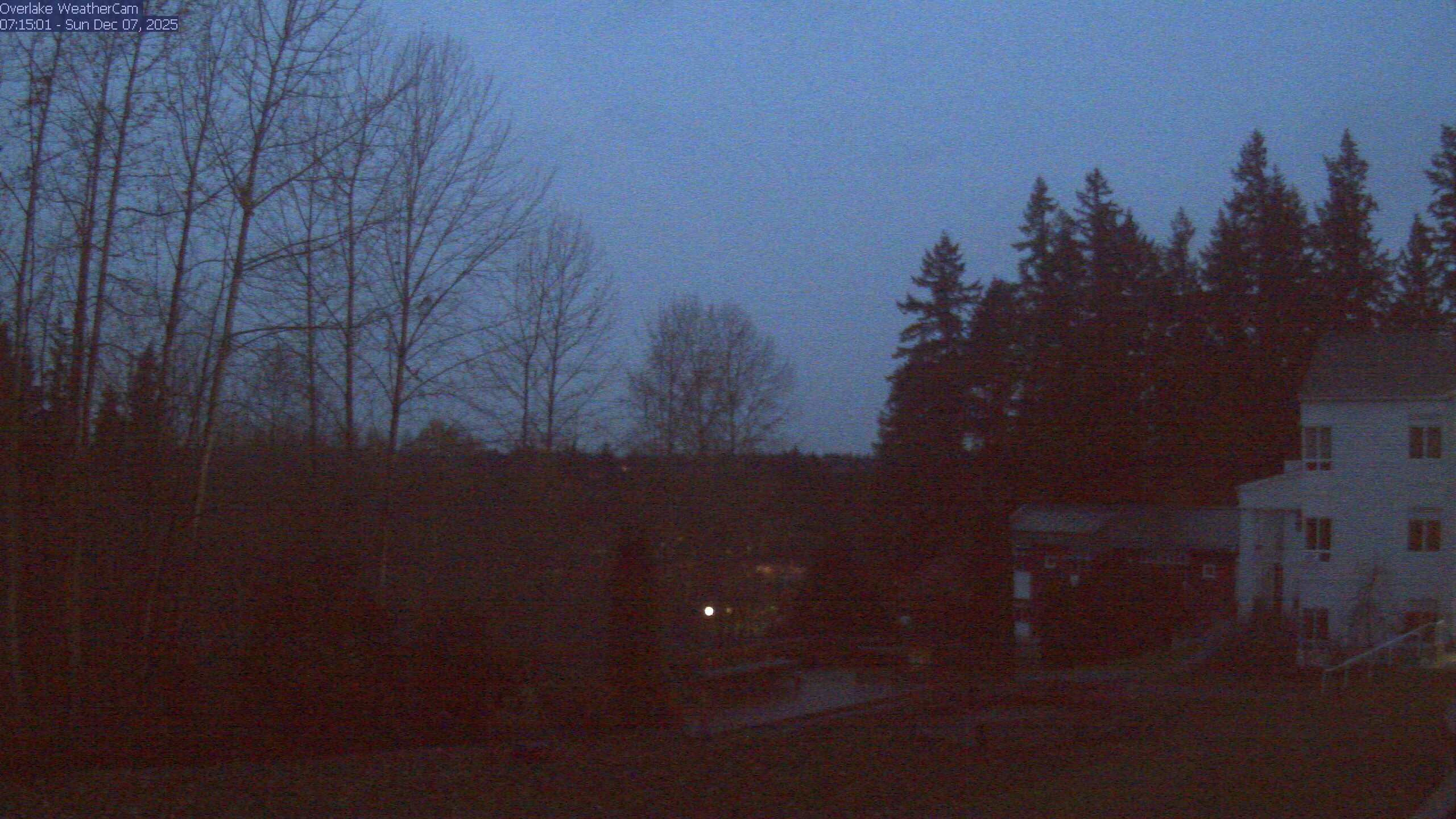 Thumbnail for current weather camera view from The Overlake School in Redmond, Washington