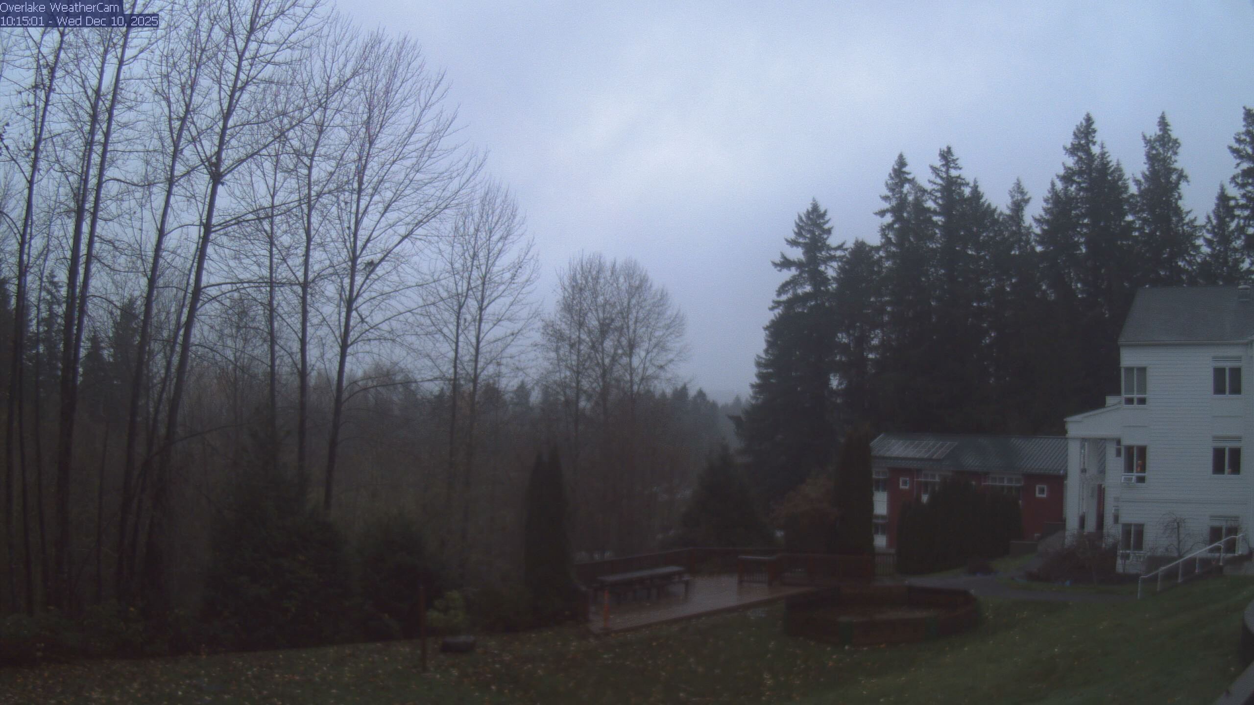 Thumbnail for current weather camera view from The Overlake School in Redmond, Washington