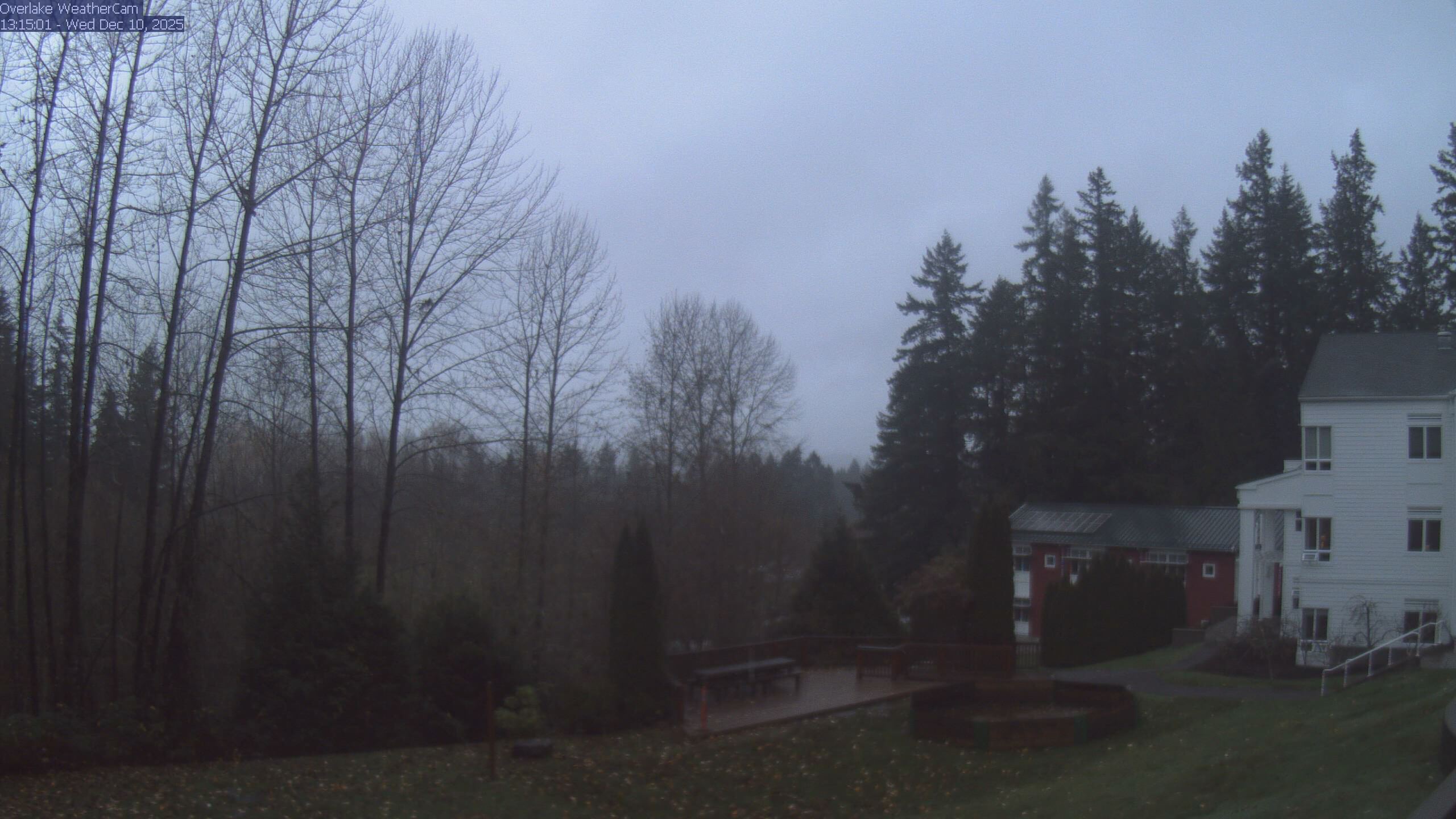 Thumbnail for current weather camera view from The Overlake School in Redmond, Washington
