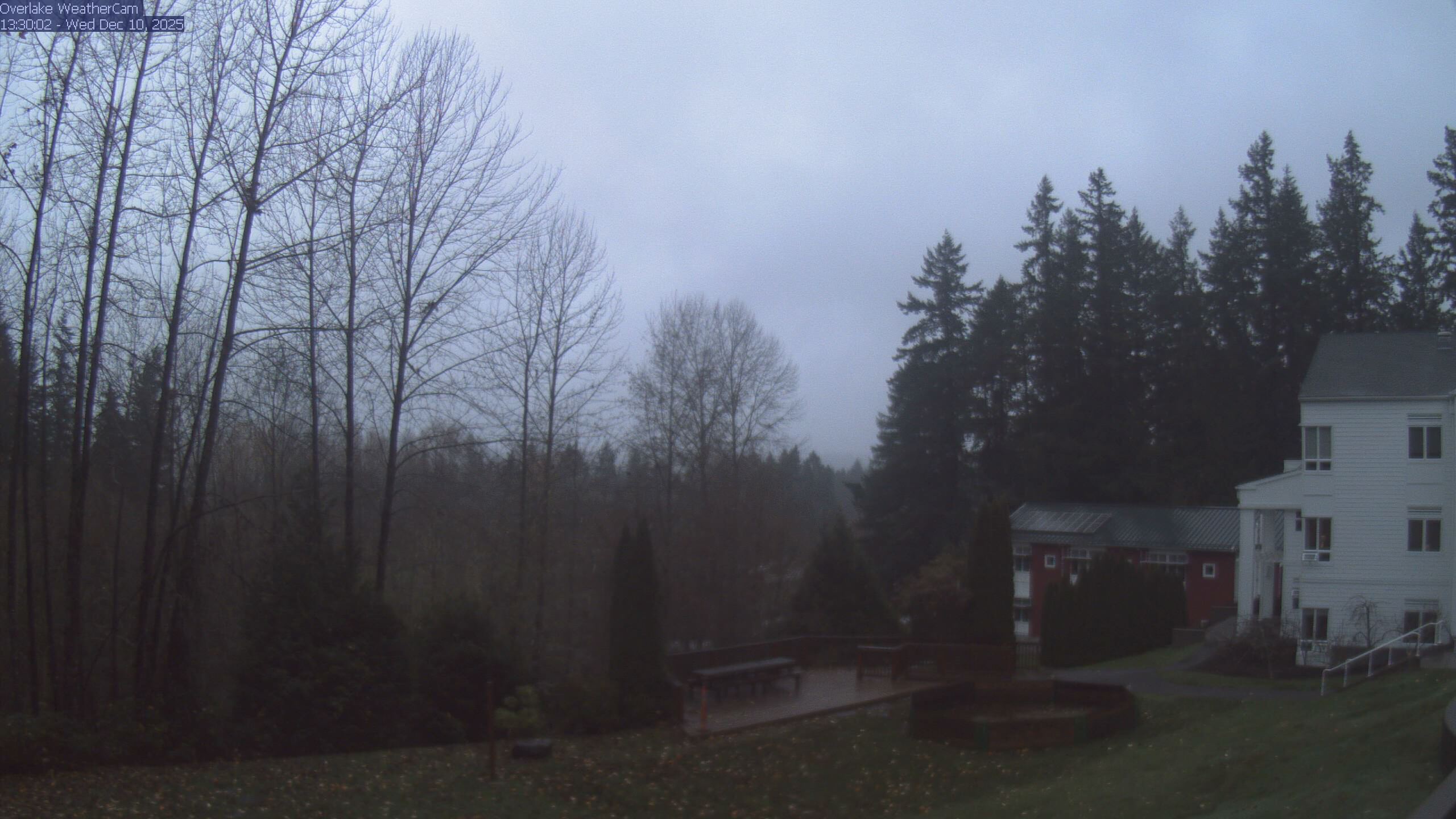 Thumbnail for current weather camera view from The Overlake School in Redmond, Washington