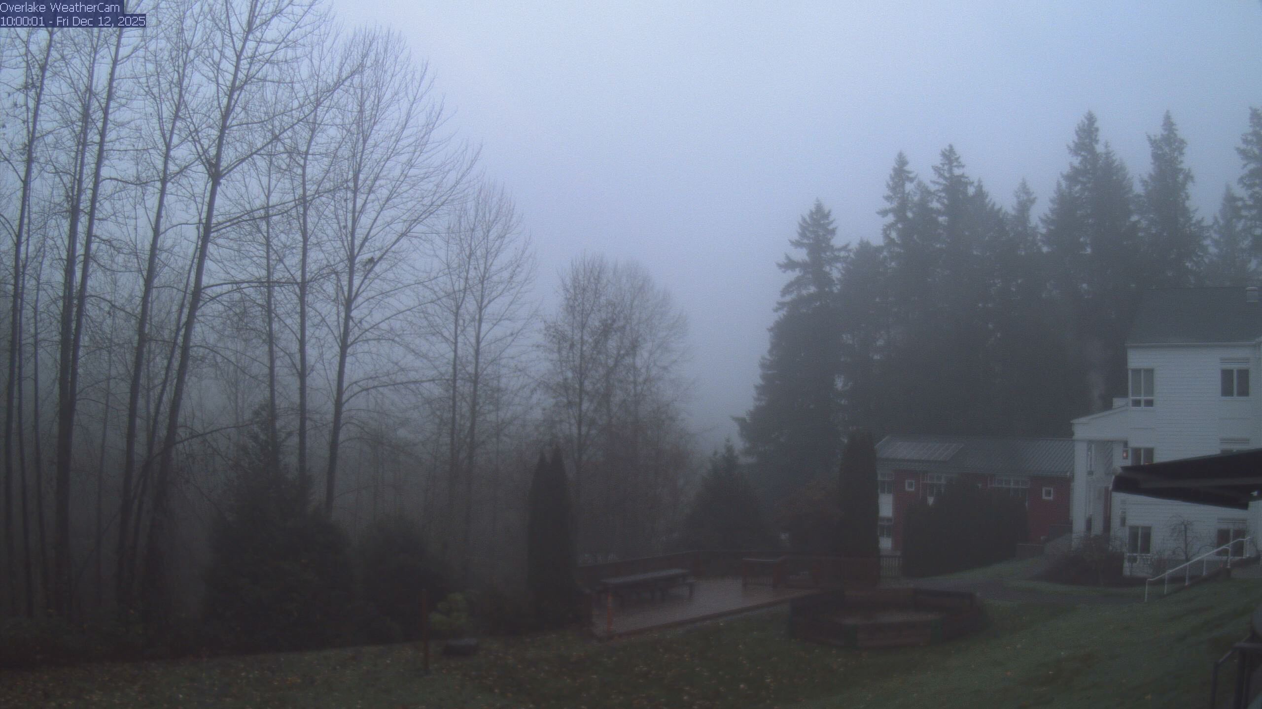 Thumbnail for current weather camera view from The Overlake School in Redmond, Washington