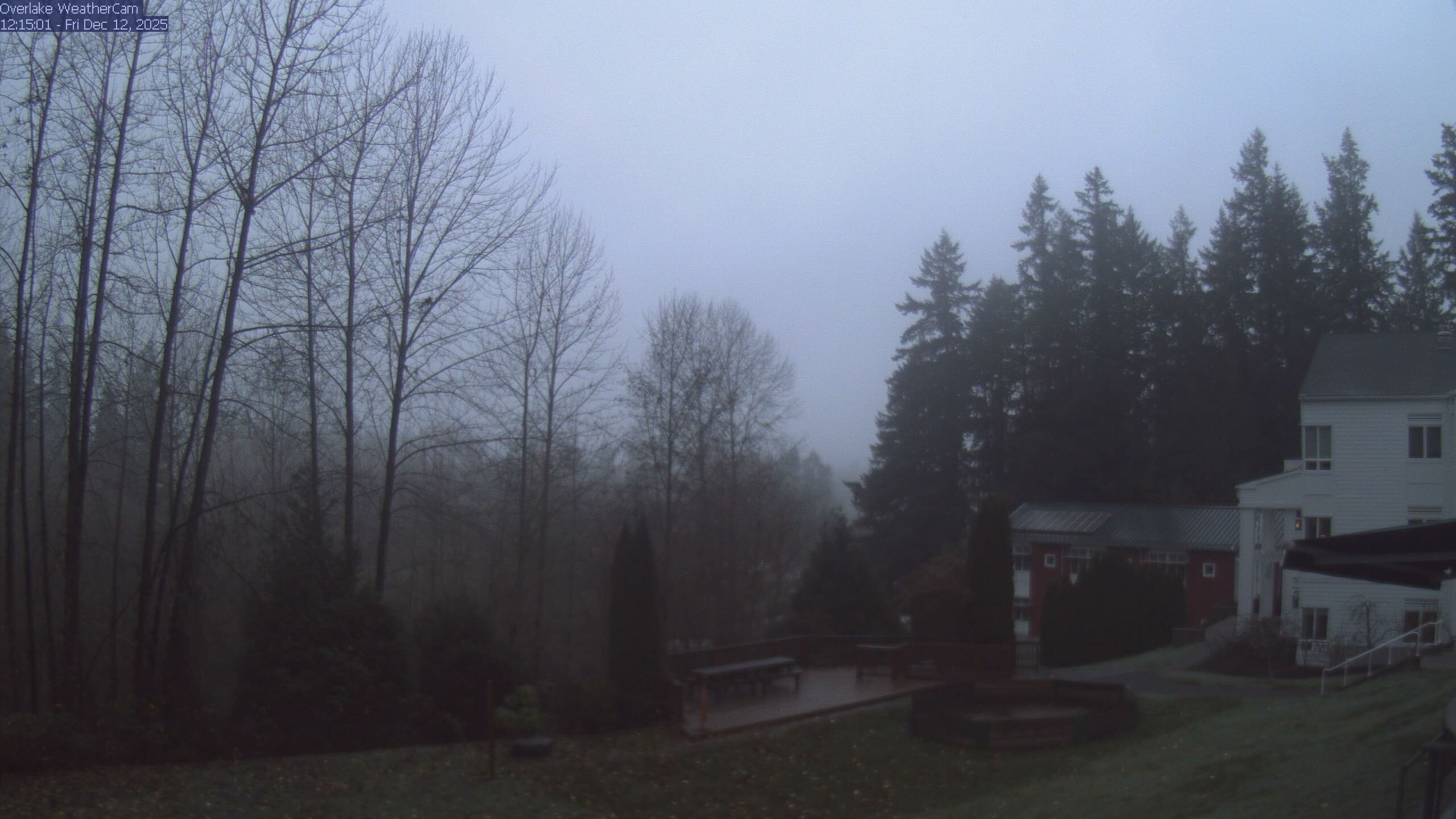 Thumbnail for current weather camera view from The Overlake School in Redmond, Washington