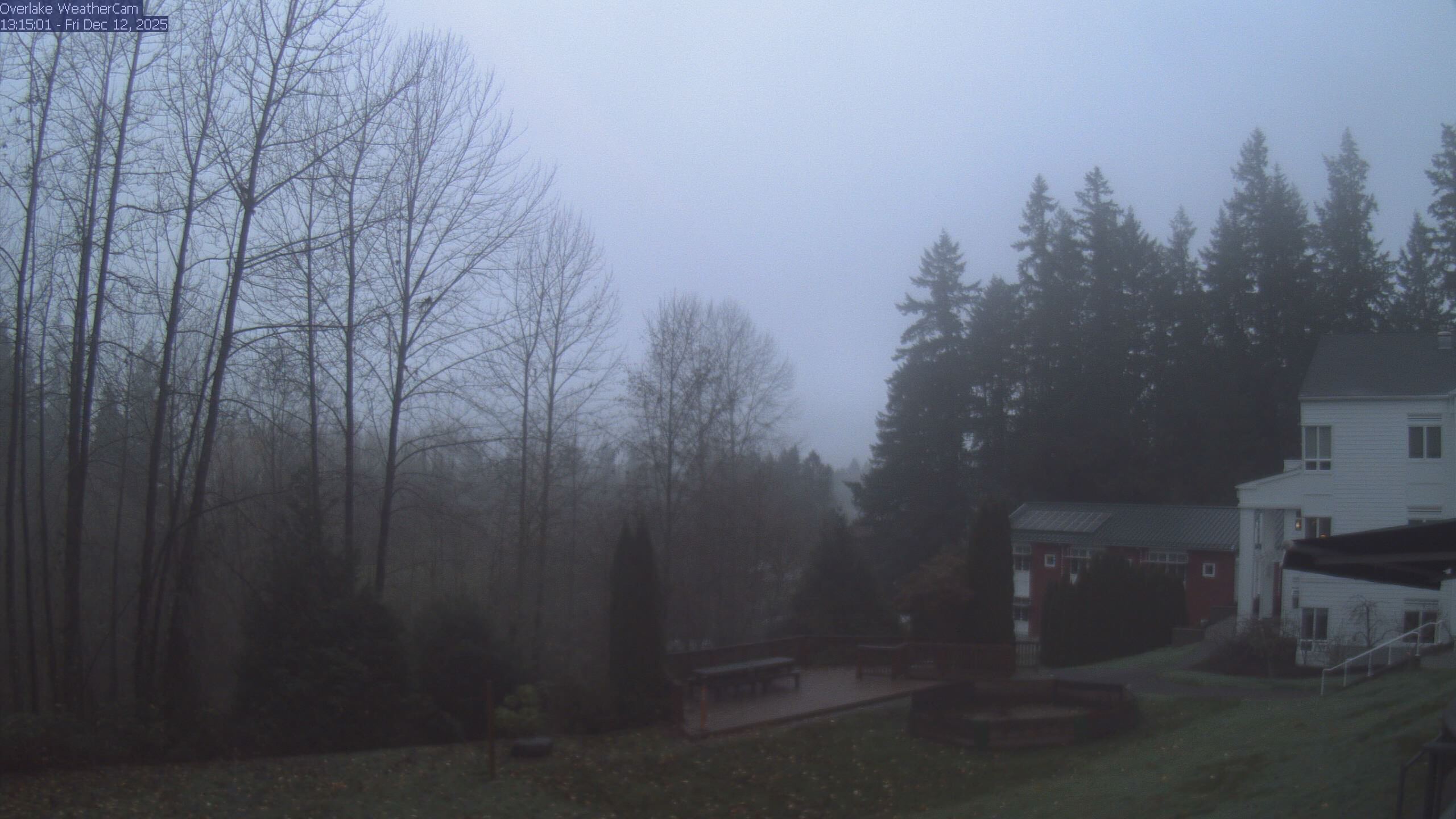Thumbnail for current weather camera view from The Overlake School in Redmond, Washington