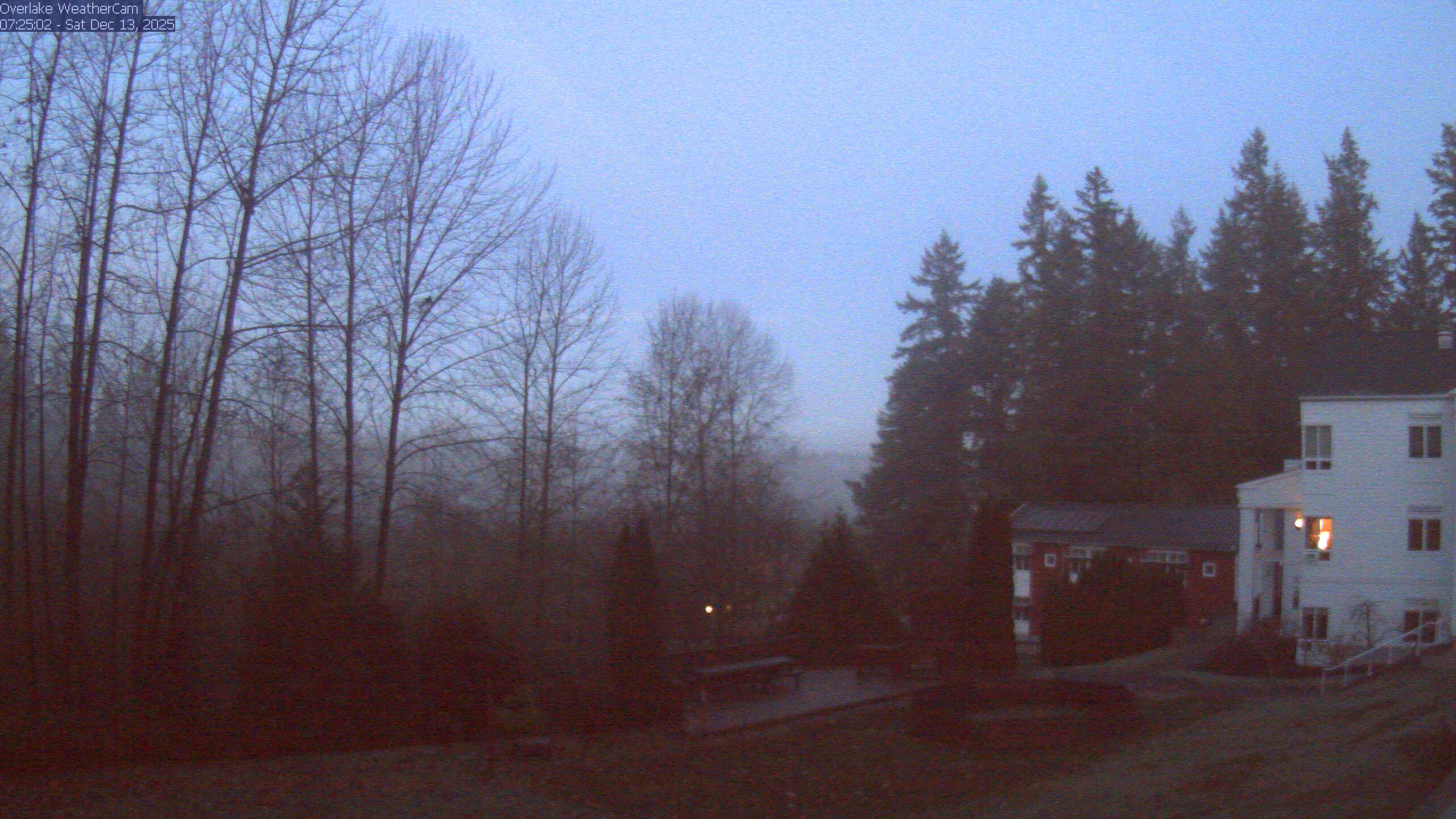 Thumbnail for current weather camera view from The Overlake School in Redmond, Washington