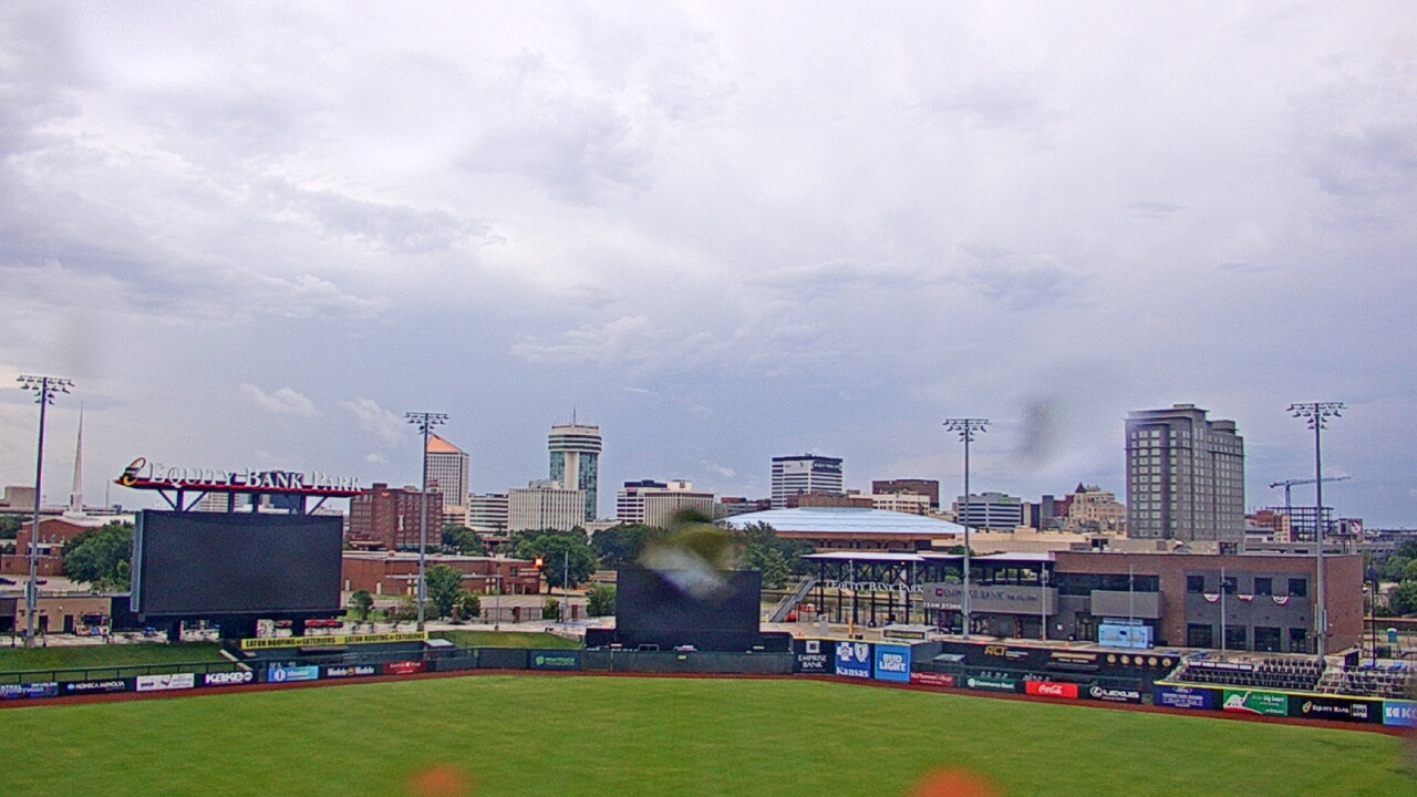 Thumbnail for current weather camera view from Riverfront Stadium in Wichita, Kansas
