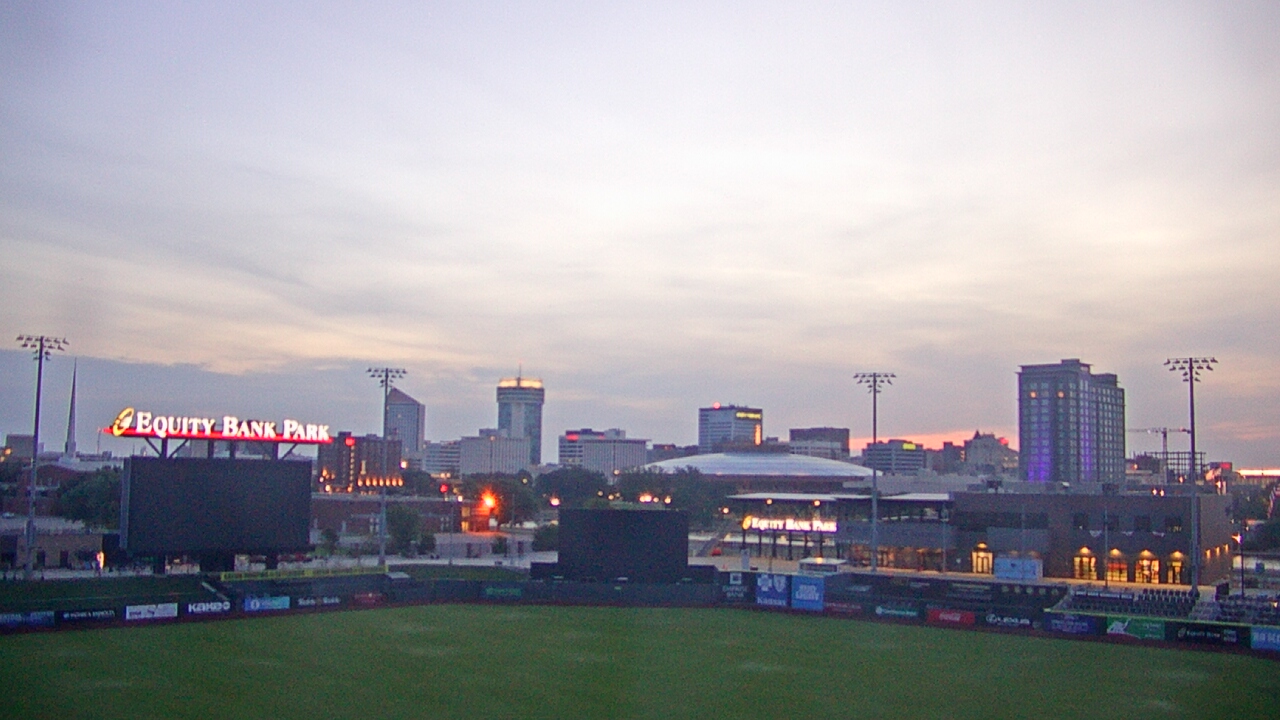 Thumbnail for current weather camera view from Riverfront Stadium in Wichita, Kansas