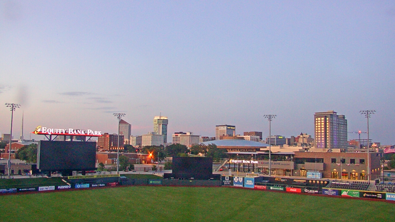 Thumbnail for current weather camera view from Riverfront Stadium in Wichita, Kansas