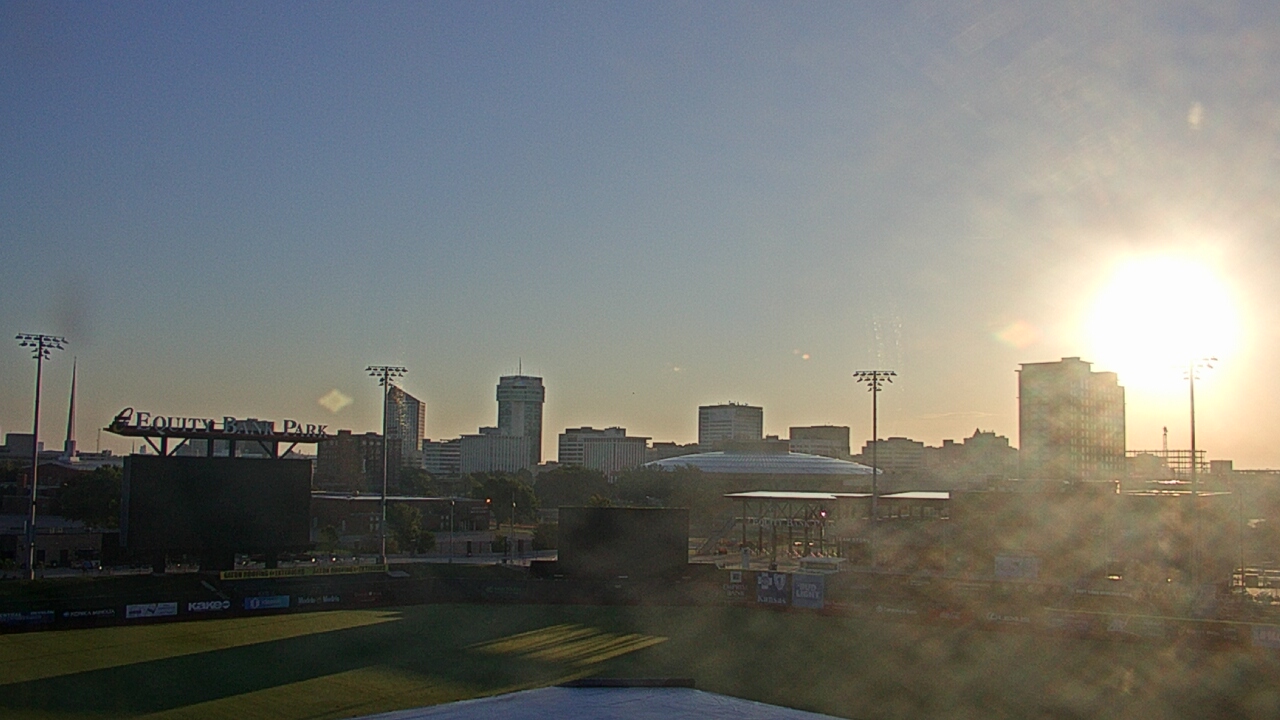 Thumbnail for current weather camera view from Riverfront Stadium in Wichita, Kansas