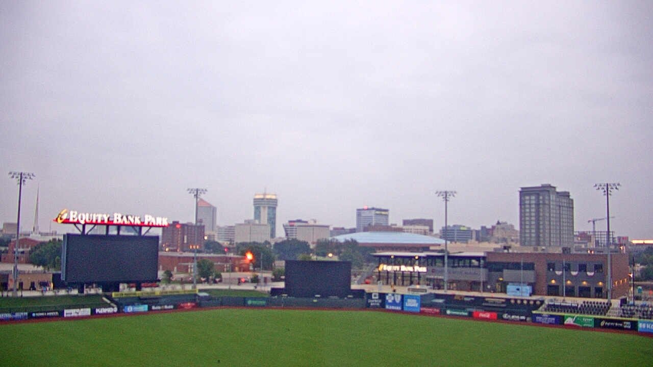 Thumbnail for current weather camera view from Riverfront Stadium in Wichita, Kansas