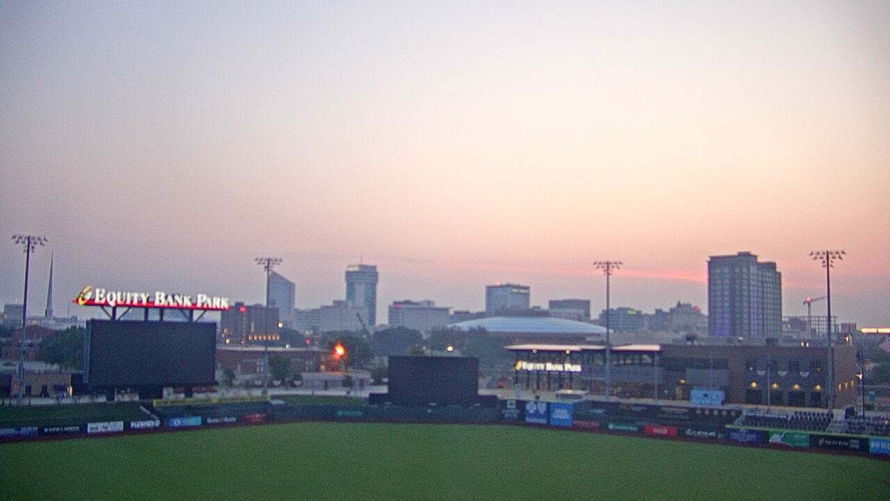 Thumbnail for current weather camera view from Riverfront Stadium in Wichita, Kansas
